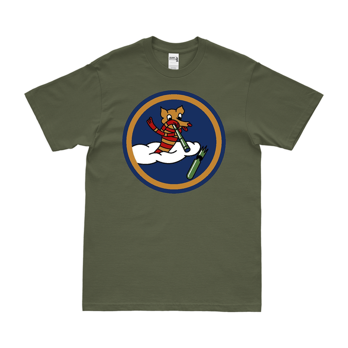 561st Bombardment Squadron WW2 T-Shirt Tactically Acquired Military Green Clean Small