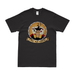 570th Bombardment Squadron USAAF WW2 T-Shirt Tactically Acquired Black Distressed Small