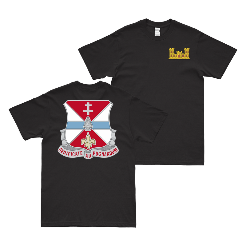 Double-Sided U.S. Army 578th Engineer Battalion T-Shirt