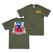 Double-Sided U.S. Army 579th Engineer Battalion T-Shirt Tactically Acquired Military Green Small 