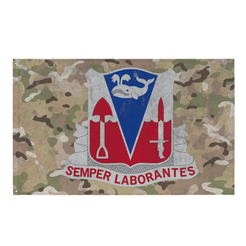 579th Engineer Battalion Indoor Wall Flag