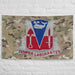 579th Engineer Battalion Indoor Wall Flag Tactically Acquired   
