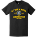 57th Naval Construction Battalion (57th NCB) T-Shirt Tactically Acquired   