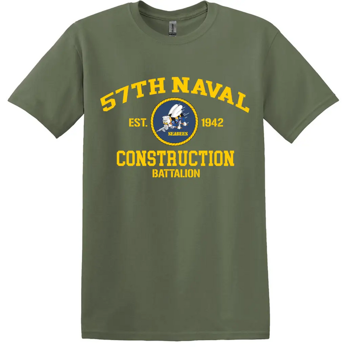 57th Naval Construction Battalion (57th NCB) T-Shirt Tactically Acquired   