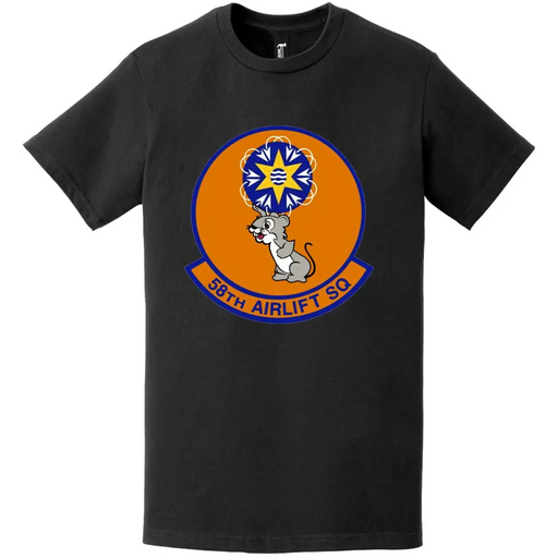 58th Airlift Squadron Logo Emblem T-Shirt Tactically Acquired   