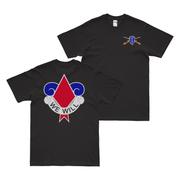Double-Sided 5th Infantry Division DUI T-Shirt Tactically Acquired Small Black 