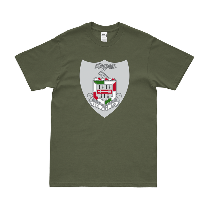 U.S. Army 5th Infantry Regiment Unit Logo Emblem T-Shirt Tactically Acquired Military Green Clean Small