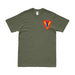 5th Marine Division Logo Emblem Left Chest T-Shirt Tactically Acquired Small Military Green 
