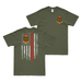 Double-Sided 5th Marine Regiment American Flag T-Shirt Tactically Acquired Military Green Small 