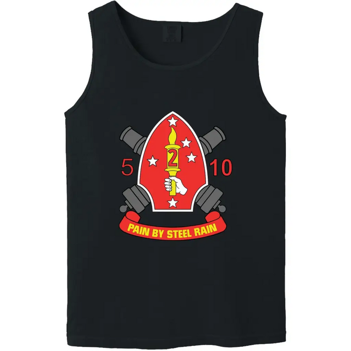 5th Battalion, 10th Marines (5/10) Unit Logo Emblem Tank Top Tactically Acquired   