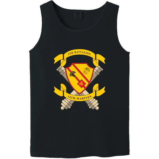 5th Battalion, 14th Marines (5/14) Unit Logo Emblem Tank Top Tactically Acquired   