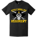 5th Cavalry Regiment Saber Skull T-Shirt Tactically Acquired   