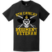 5th Cavalry Regiment Veteran Distressed Saber Skull T-Shirt Tactically Acquired   