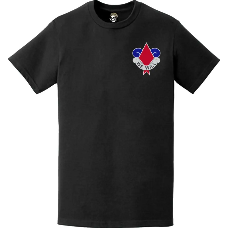 5th Infantry Division DUI Logo Emblem Left Chest T-Shirt