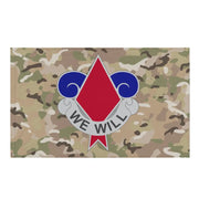 5th Infantry Division DUI Indoor Wall Flag Tactically Acquired Default Title  