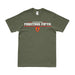 5th Marine Division 'Fighting Fifth' Motto T-Shirt Tactically Acquired Small Military Green 