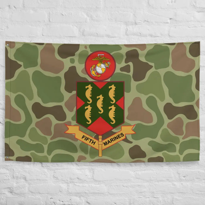5th Marine Regiment Frogskin Camo Flag Tactically Acquired   