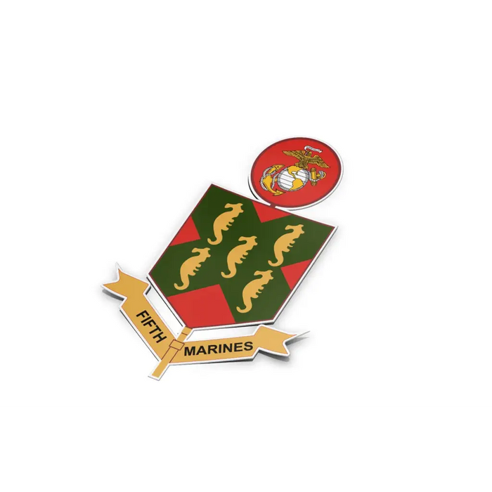 5th Marine Regiment Vinyl Sticker Decal Tactically Acquired 3"x3"  