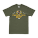 Patriotic 5th Special Forces Group (5th SFG) T-Shirt Tactically Acquired Military Green Distressed Small
