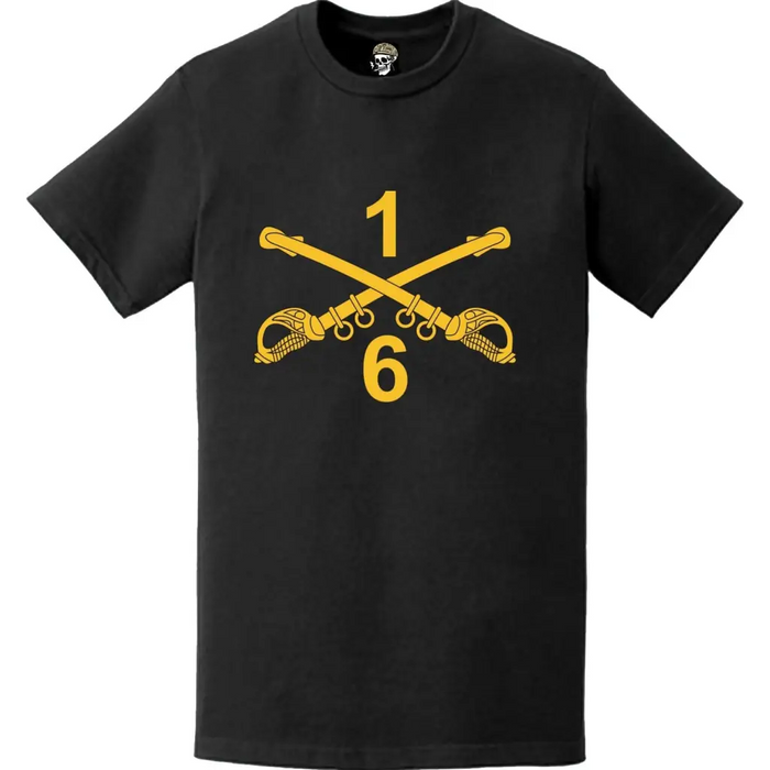 6-1 CAV Regiment Crossed Sabers T-Shirt Tactically Acquired   