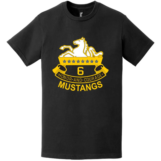 6-8 CAV Regiment "Mustangs" Unit Logo T-Shirt Tactically Acquired   