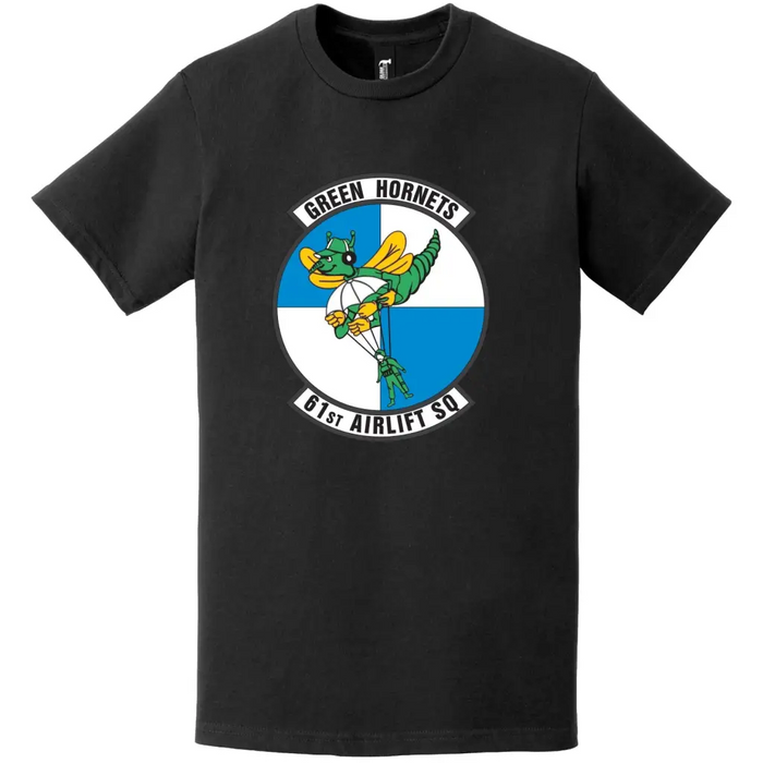 61st Airlift Squadron Logo Emblem T-Shirt Tactically Acquired   