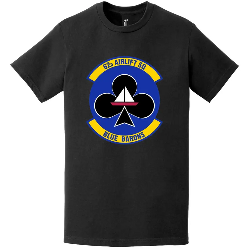 62nd Airlift Squadron Logo Emblem T-Shirt
