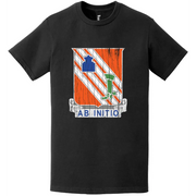 63rd Signal Battalion Distressed DUI Logo Emblem T-Shirt Tactically Acquired   