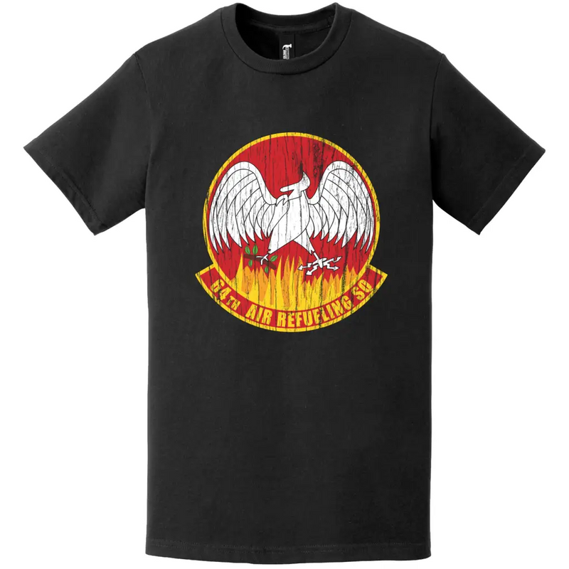 64th Air Refueling Squadron (55th ARS) Distressed Logo T-Shirt