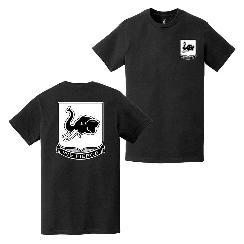 Double-Sided 64th Armor Regiment Logo T-Shirt