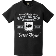 Distressed 64th Armor Regiment Since 1963 Legacy T-Shirt Tactically Acquired   