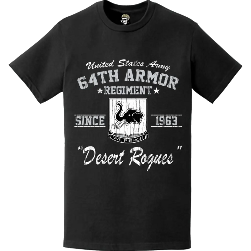 Distressed 64th Armor Regiment Since 1963 Legacy T-Shirt