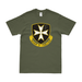 U.S. Army 65th Infantry Regiment Unit Logo Emblem T-Shirt Tactically Acquired Military Green Distressed Small