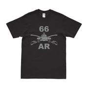 66th Armor Regiment Branch Emblem T-Shirt Tactically Acquired Black Clean Small