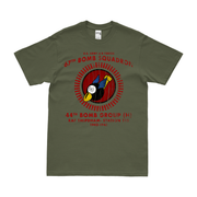 67th Bombardment Squadron WW2 Legacy T-Shirt Tactically Acquired Military Green Distressed Small