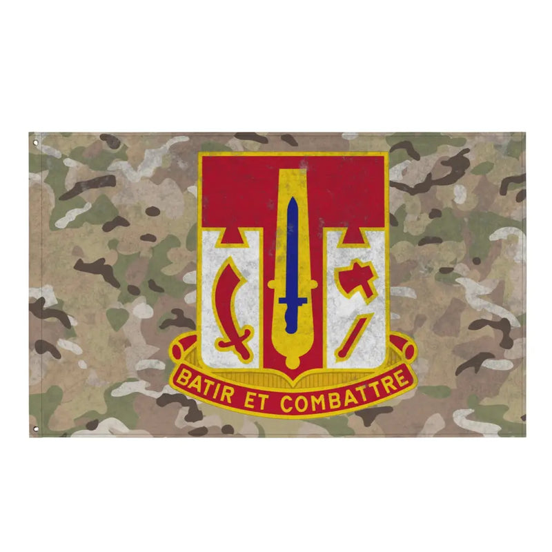 682nd Engineer Battalion Indoor Wall Flag