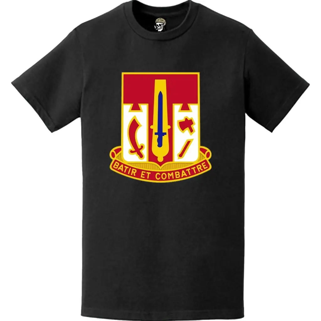 682nd Engineer Battalion Logo Emblem T-Shirt Tactically Acquired   