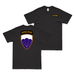 Double-Sided 6th Airborne Division T-Shirt Tactically Acquired Black Small 