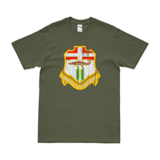 U.S. Army 6th Infantry Regiment Unit Logo Emblem T-Shirt Tactically Acquired Military Green Distressed Small