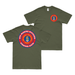 Double-Sided 6th Marine Division "Striking Sixth" Motto T-Shirt Tactically Acquired Military Green Small 