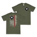 Double-Sided 6th Marine Regiment American Flag T-Shirt Tactically Acquired Military Green Small 