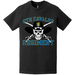 6th Cavalry Regiment Distressed Saber Skull T-Shirt Tactically Acquired   