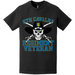 6th Cavalry Regiment Veteran Distressed Saber Skull T-Shirt Tactically Acquired   