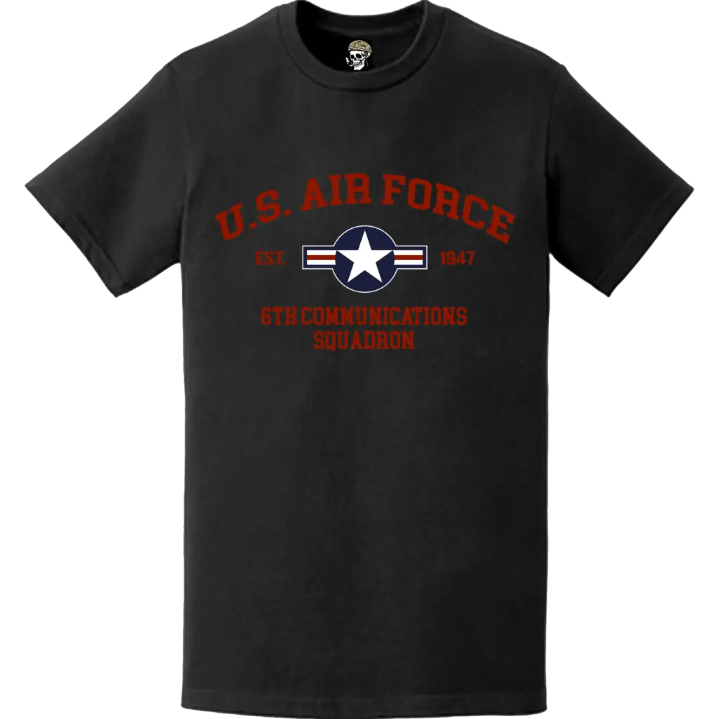 6th Communications Squadron T-Shirt Tactically Acquired   
