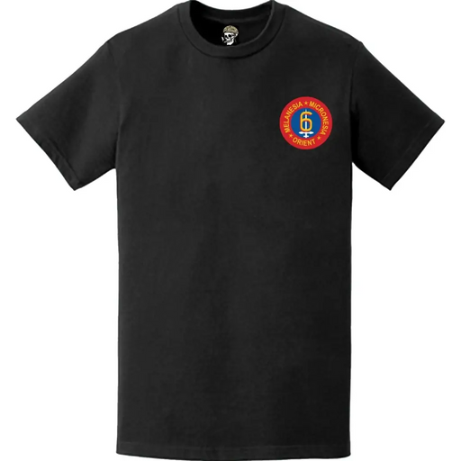 6th Marine Division (6th MARDIV) Logo Emblem Left Chest T-Shirt Tactically Acquired   