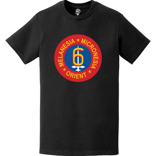 6th Marine Division (6th MARDIV) Logo Emblem T-Shirt Tactically Acquired   