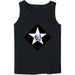 6th Marine Regiment Logo Emblem Tank Top Tactically Acquired Black Small 