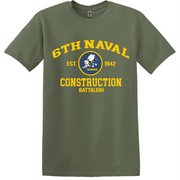 6th Naval Construction Battalion (6th NCB) WW2 Legacy T-Shirt Tactically Acquired   