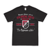 6th Special Forces Group (6th SFG) Since 1963 T-Shirt Tactically Acquired Black Distressed Small