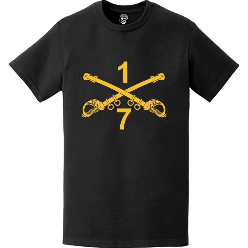 7-1 CAV Regiment Crossed Sabers T-Shirt